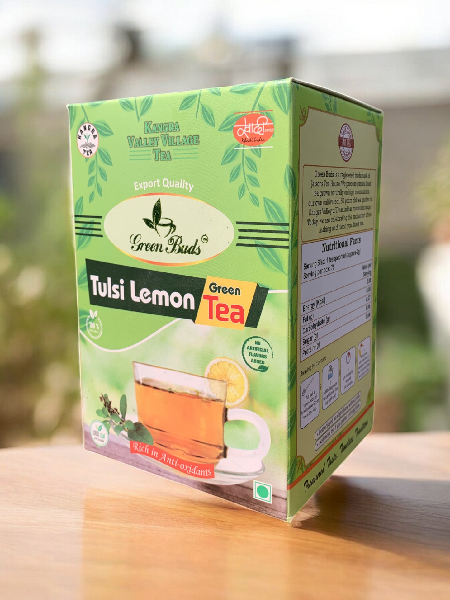 Tulsi Lemon Green Tea